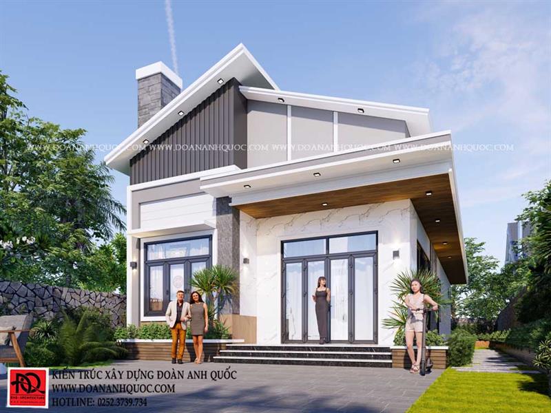 Thiết kế nhà Phan Thiết, Xây nhà trọn gói Phan Thiết, Thi công nhà trọn gói Phan Thiết, Thiết kế Thi công nội thất Phan Thiết Bình Thuận, Công ty Xây dựng Bình Thuận, Thiết kế nhà Bình Thuận, Xây nhà trọn gói Bình Thuận. Thiết kế ngoại thất nhà cấp 4 theo xu hướng hiện đại 2022